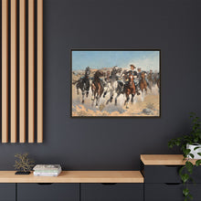 Dismounted: The Fourth Troopers Moving the Led Horses (1890) by Frederic Remington