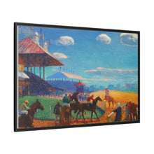 Race Track (1908–1909) vintage painting by William James Glackens