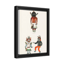 Hopi Katcinas - Piokot Turkwinu Turkwinu Mana (1895) drawn by the native people from the book of Jesse Walter Fewkes - NOMADEN ART GALLERY