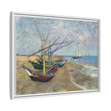 Vincent van Gogh's Fishing Boats on the Beach at Saintes-Maries (1888) - NOMADEN ART GALLERY