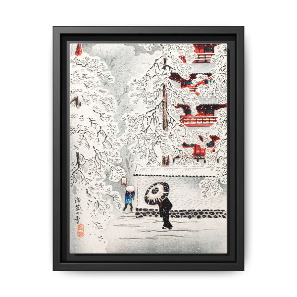 Snow at Asakusa, Yedo, Musashi Province print in high resolution by Hiroaki Takahashi (1871–1945) - NOMADEN ART GALLERY