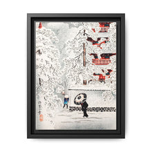 Snow at Asakusa, Yedo, Musashi Province print in high resolution by Hiroaki Takahashi (1871–1945) - NOMADEN ART GALLERY