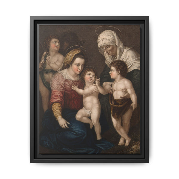 Saint Mary (the Blessed Virgin) with the Christ Child, Saint John the Baptist - NOMADEN ART GALLERY