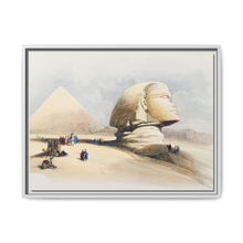 The Great Sphinx Pyramids of Gezeeh illustration bby David Roberts (1796–1864) - NOMADEN ART GALLERY