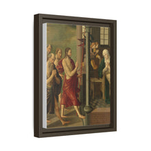 Panel of an Altarpiece with Dispute with the Doctors, on verso is Appearance of Christ to his Mother (c. 1520 - c. 1535) by Master of Alkmaar