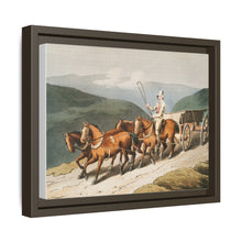 Illustration of the east riding or wolds waggon from The Costume of Yorkshire (1814) by George Walker