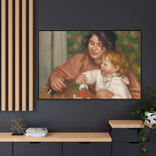 El niño con juguetes de Pierre-Auguste Renoir, Gabrielle y el hijo del artista, Jean (1895-1896) 