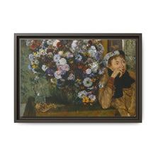 Edgar Degas's A Woman Seated beside a Vase of Flowers (Madame Paul Valpinçon?) - NOMADEN ART GALLERY