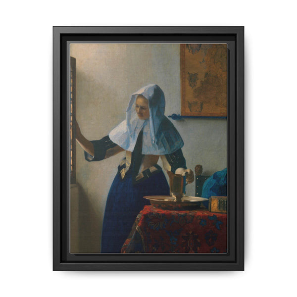Vermeer's "Young Woman with a Water Pitcher" | Classic Canvas Wall Art - NOMADEN ART GALLERY