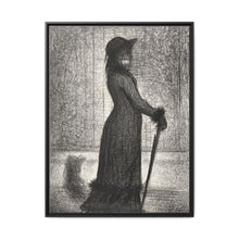 Georges Seurat's Woman Strolling (1884) - NOMADEN ART GALLERY
