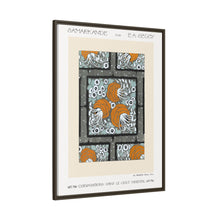 Patrón de pochoir de flores en estilo oriental Art Nouveau. Original de nuestra propia edición de 1914 de Samarkande.