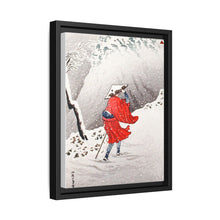 Snowy Evening on a Mountain Path print in high resolution by Hiroaki Takahashi (1871–1945) - NOMADEN ART GALLERY