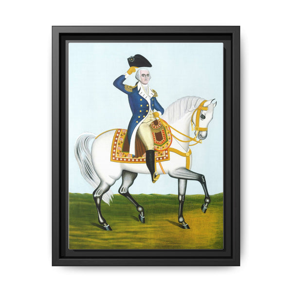 General Washington on a White Charger (835) by American 19th Century - NOMADEN ART GALLERY
