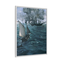 La batalla del Kearsarge y el Alabama de Édouard Manet 