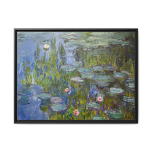 Water Lilies by Claude Monet - Framed Classic Canvas Print - NOMADEN ART GALLERY