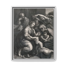 Saint Mary (the Blessed Virgin) and Saint Joseph with the Christ Child, Saint John the Baptist and Saint Elizabeth. Engraving by J. Frey - NOMADEN ART GALLERY
