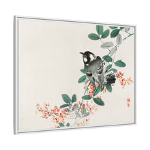 Black-capped chickadee by Kōno Bairei (1844-1895)