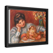 Lección de escritura (La Leçon d'écriture) (1905) de Pierre-Auguste Renoir. 