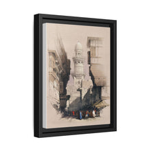 Cairo Street Scene: Vintage Egyptian Wall Art by David Roberts - Art Print Framed - NOMADEN ART GALLERY