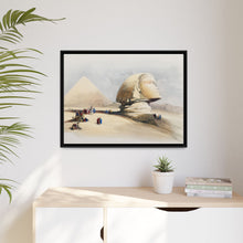 The Great Sphinx Pyramids of Gezeeh illustration bby David Roberts (1796–1864)