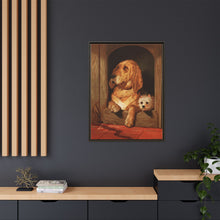 Dignity and Impudence by Sir Edwin Landseer (1877), Landseer’s dog painting of a bloodhound and a terrier - NOMADEN ART GALLERY