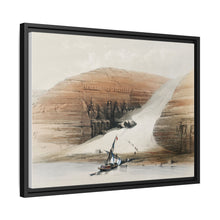 Excavated temples of Aboosimble (Abu Sunbul) Nubia illustration by David Roberts (1796–1864)