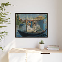 Monet en su barca (c. 1874) de Edouard Manet