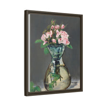 Rosas de musgo en un jarrón (1882) de Edouard Manet.