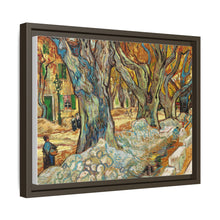 The Large Plane Trees (Road Menders at Saint-Rémy) (1889) by Vincent Van Gogh. Original from The Cleveland Museum of Art. - NOMADEN ART GALLERY