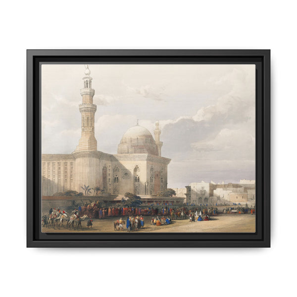 Mosque of Sultan Hassan from the Great Square of the Rumeyleh illustration by David Roberts (1796–1864) - NOMADEN ART GALLERY