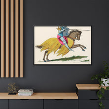 French Knight, 14th Century: Vintage Equestrian Art by Paul Mercuri (1860)