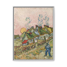 Houses and Figure by Vincent van Gogh - NOMADEN ART GALLERY