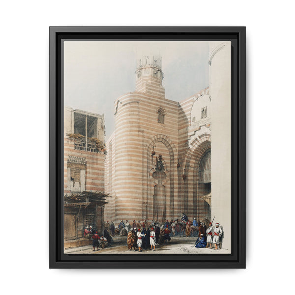 Gate of the Metwaleys (Bab Zuwayla) Cairo illustration by David Roberts (1796–1864) - NOMADEN ART GALLERY