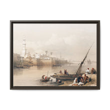 View on the Nile ferry to Gizeh illustration by David Roberts (1796–1864) - Decorative Wall Art - NOMADEN ART GALLERY