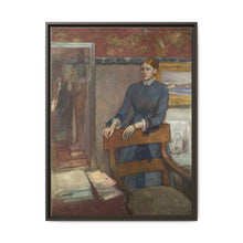 Hélène Rouart in her Father's Study (1886) by Edgar Degas - NOMADEN ART GALLERY