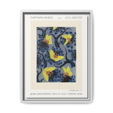 Butterfly pochoir pattern in Art Nouveau oriental style - NOMADEN ART GALLERY