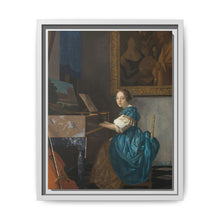 Johannes Vermeer’s Young Woman Seated at a Virginal (ca. 1670–1672) - NOMADEN ART GALLERY
