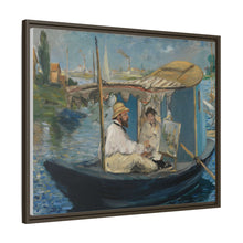 Monet en su barca (c. 1874) de Edouard Manet
