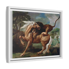 A Lion Attacking a Horse (1762) by George Stubbs.