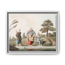 Illustration of leech finders from The Costume of Yorkshire (1814) by George Walker - NOMADEN ART GALLERY