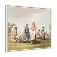 Illustration of riding the stang from The Costume of Yorkshire (1814) by George Walker