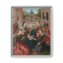 The Virgin and Child with Four Holy Virgins (c. 1495 - c. 1500) by Master of the Virgo inter Virgines - NOMADEN ART GALLERY