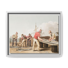 Illustration of whalebone scrapers from The Costume of Yorkshire (1814) by George Walker - NOMADEN ART GALLERY