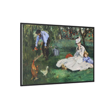 La familia Monet en su jardín de Argenteuil (1874) de Édouard Manet 