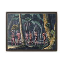 Puri Indians by the Paraiba river, Brazil. Coloured aquatint by P. Fumagalli, ca. 1821, after M. Zu Wied-Neuwied. - NOMADEN ART GALLERY