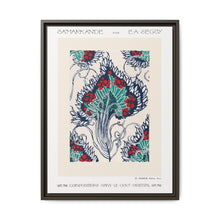 Botanical pochoir pattern in Art Nouveau oriental style - NOMADEN ART GALLERY