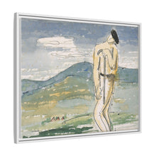 A weary pilgrim (1936) watercolor by Mikulas Galanda