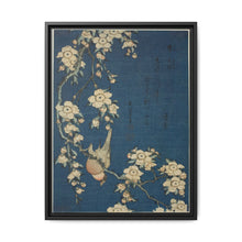 Hokusai's Bullfinch and weeping cherry blossoms. Original from The Art Institute of Chicago. - NOMADEN ART GALLERY