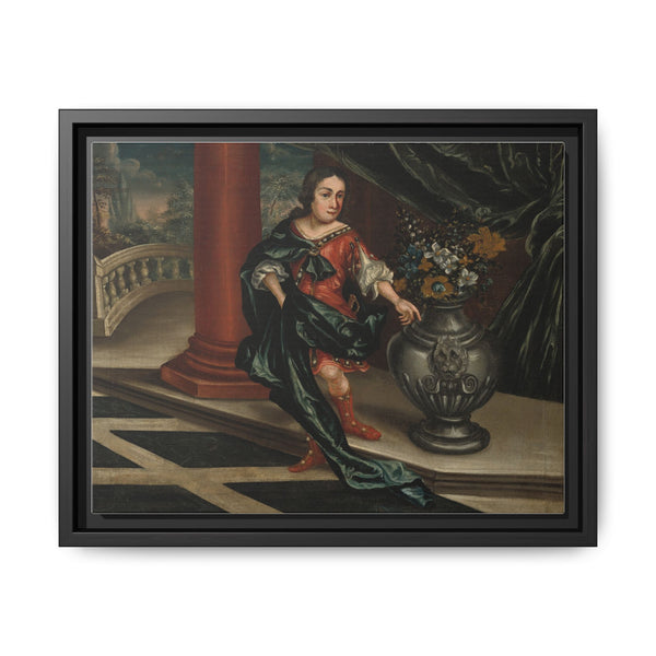 Young Man on a Terrace (c. 1730) by American 18th Century - NOMADEN ART GALLERY