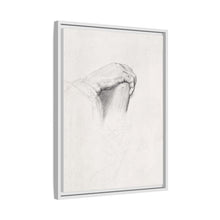 La mano de Poussin, según Ingres (ca. 1875-1877) de Georges Seurat